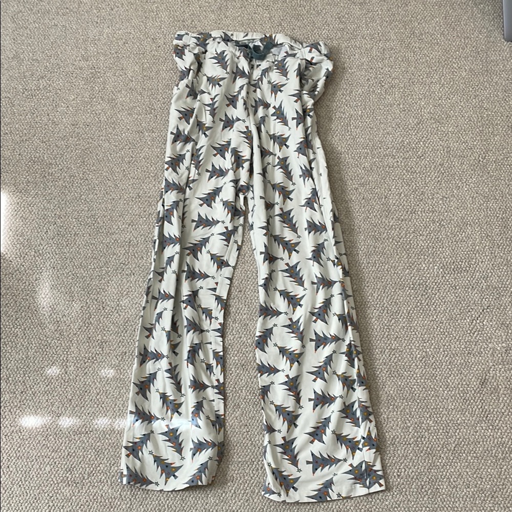Pajamagram Holiday bottoms, Tree pattern, Size S, Flannel, worn once